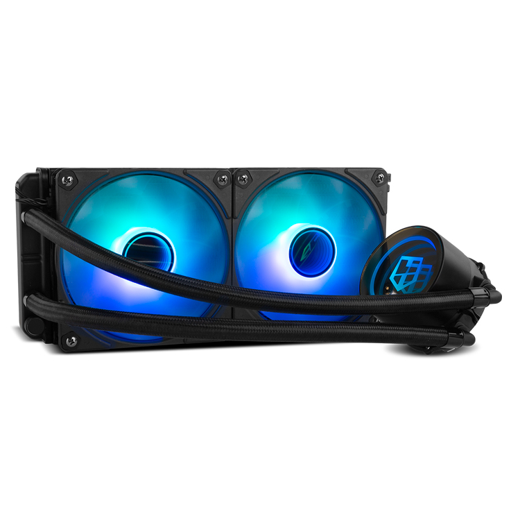Hummer M-240 ARGB Procesador Sistema de refrigeración líquida todo en uno 12 cm Negro