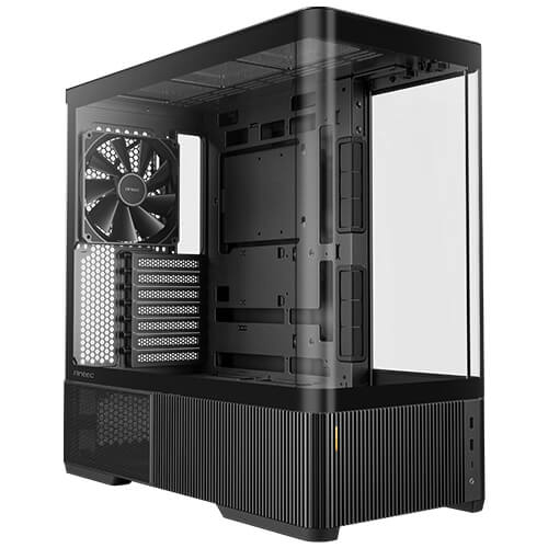 C6 Curve Air Midi Tower Negro, Transparente