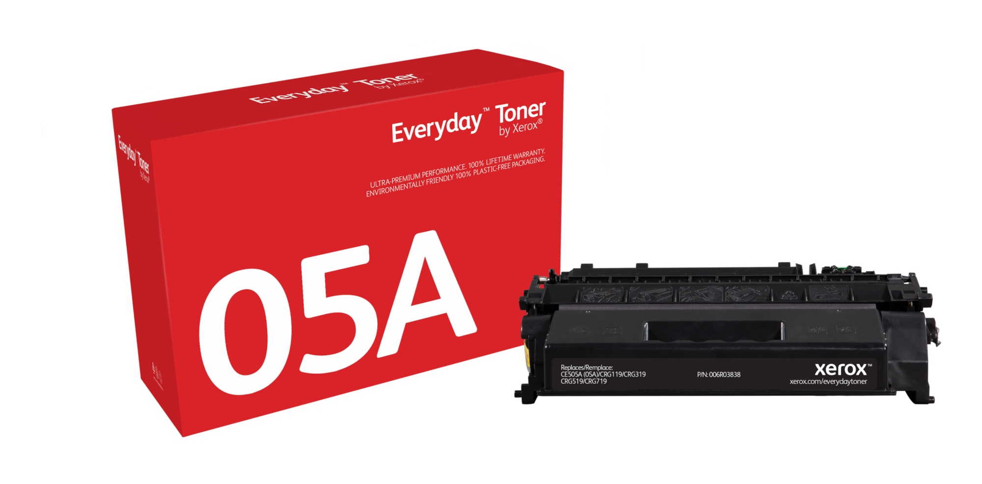 Everyday Toner Everyday Negro di Xerox compatibile con HP 05A (CE505A), Capacidad estándar