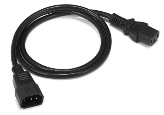 CS-RAC-NA-IEC-L Negro 0,97 m C13 acoplador C14 acoplador