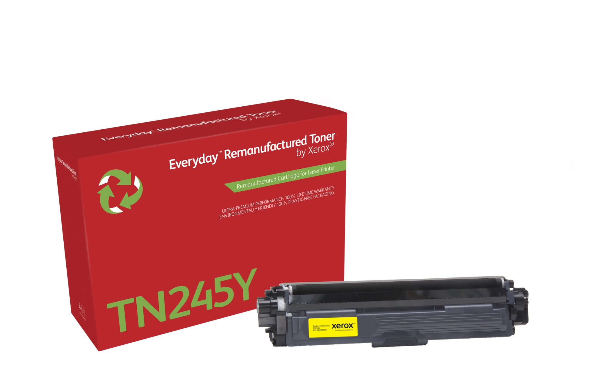 Remanufacturado Everyday Tóner Everyday Amarillo remanufacturado de Xerox es compatible con Brother TN245Y, Capacidad alta