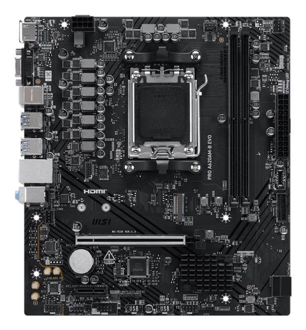 PRO A620AM-B EVO placa base AMD A620A Zócalo AM5 micro ATX