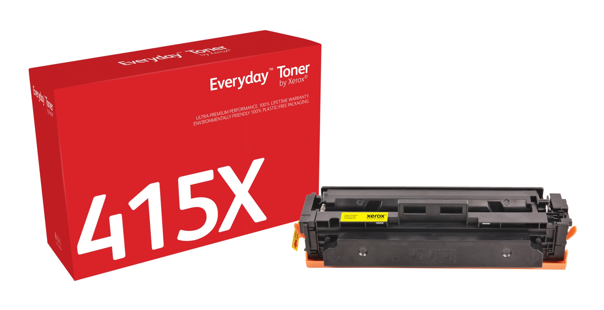 Everyday Toner Everyday Amarillo di Xerox compatibile con HP 415X (W2032X), Capacidad alta