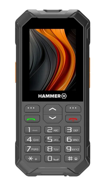 6 LTE 6,1 cm (2.4") Negro, Naranja Teléfono resistente