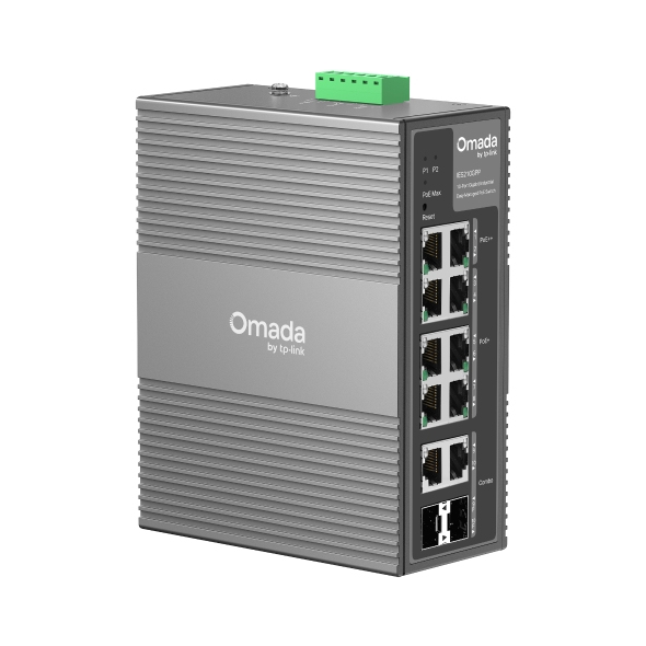 Omada IES210GPP switch Gestionado Gigabit Ethernet (10/100/1000) Energía sobre Ethernet (PoE) DIN rail Gris
