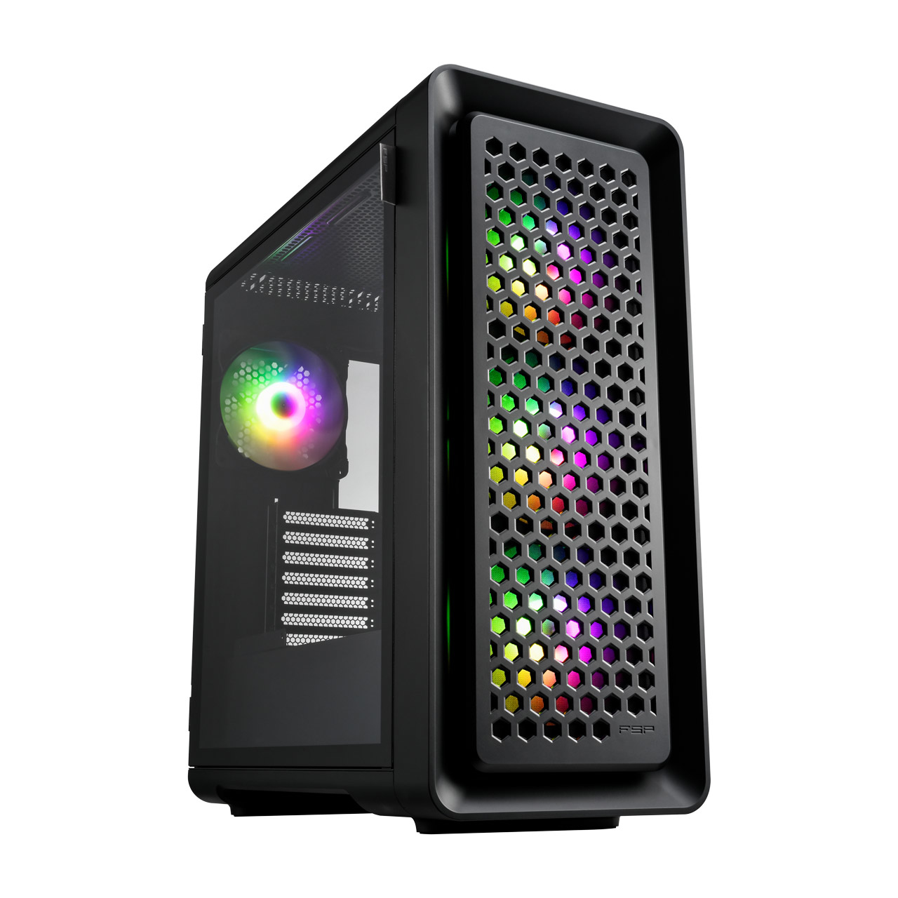 CUT593P Carcasa Full Tower mITX, mATX, ATX Negro ARGB