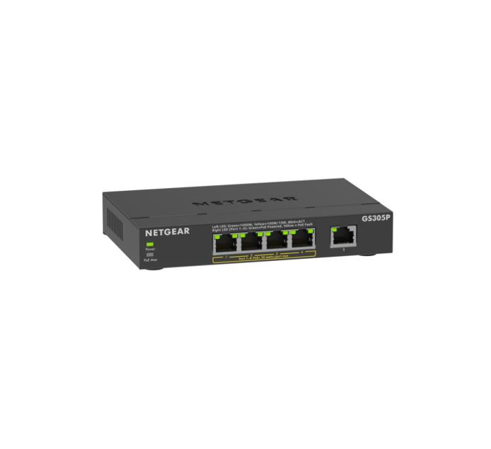 GS305Pv3 No administrado Gigabit Ethernet (10/100/1000) Energía sobre Ethernet (PoE) Negro