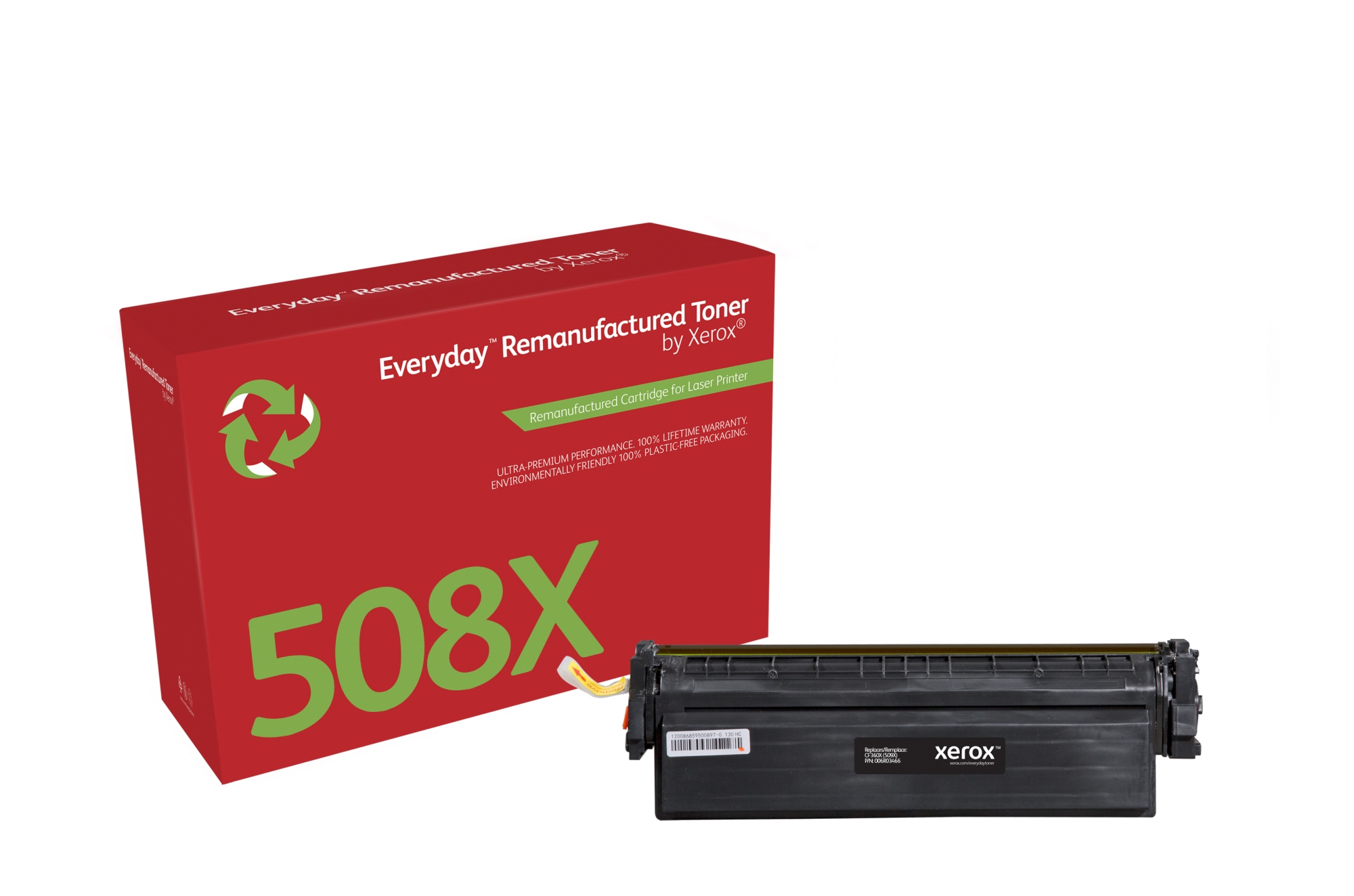 Remanufacturado Everyday Tóner Everyday Negro remanufacturado de Xerox es compatible con HP 508X (CF360X), Capacidad alta