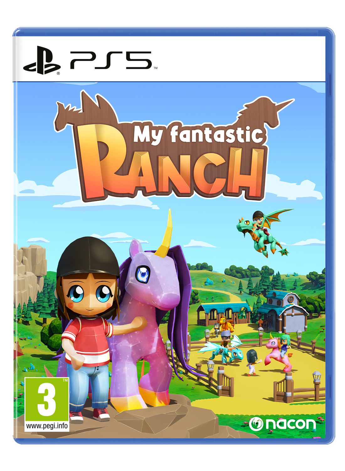 My Fantastic Ranch: Unicorns & Dragons Estándar Árabe, Chino simplificado, Chino tradicional, Alemán, Holandés, Inglés, Español, Francés, Italiano, Japonés, Coreano, Polaco, Portugués, Ruso PlayStation 5