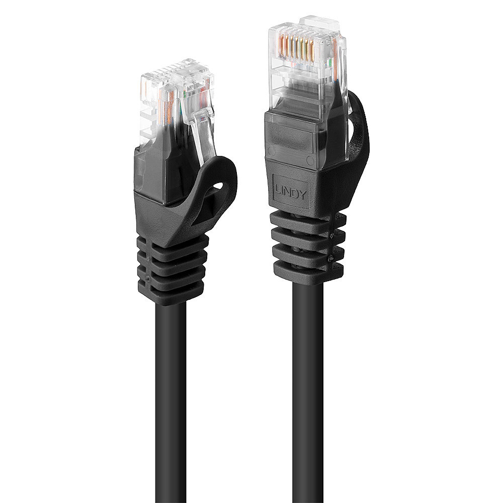 48193 cable de red Negro 2 m Cat6 U/UTP (UTP)