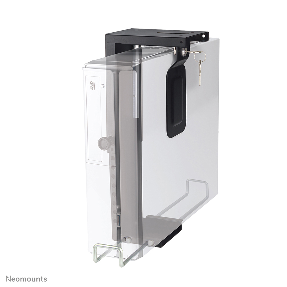 CPU-D075BLACK/LK Soporte para CPU - bloqueable - máx 10 kg - universal