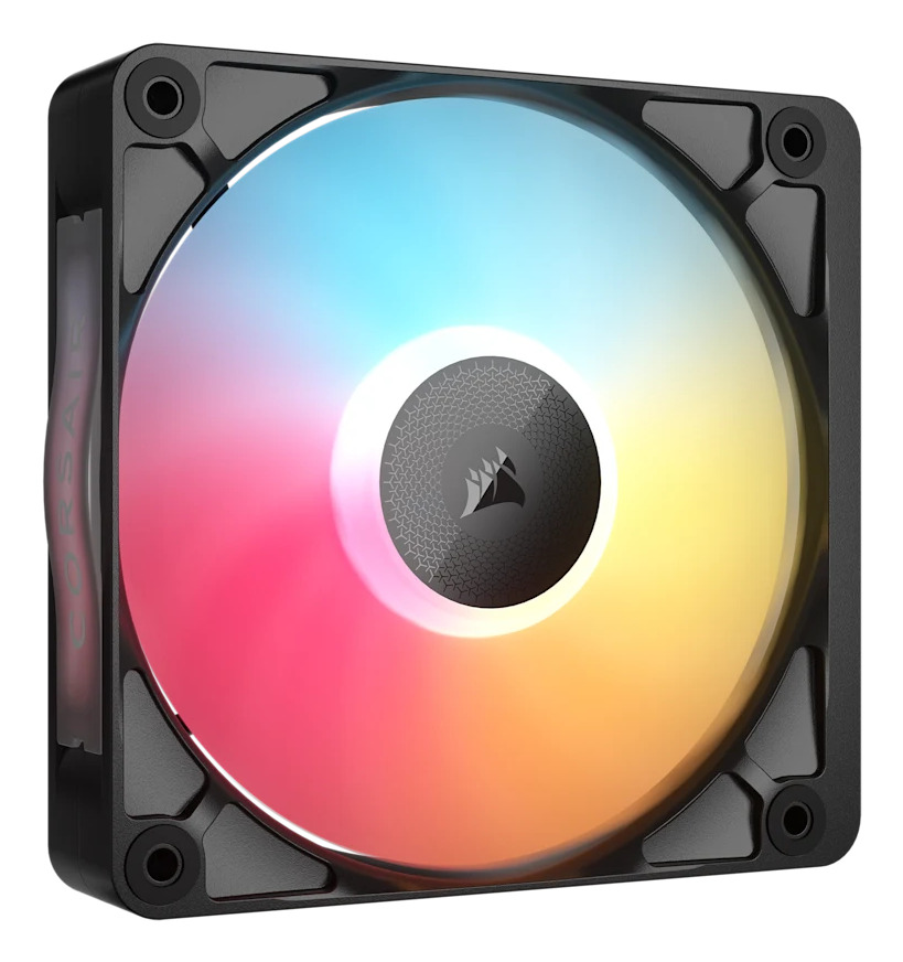 iCUE LINK RX120 II RGB PWM PC Fan Expansion Carcasa del ordenador Ventilador 12 cm Negro 1 pieza(s)
