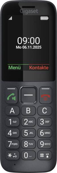 Comfort 600 SIM 6,1 cm (2.4") 118 g Negro, Gris