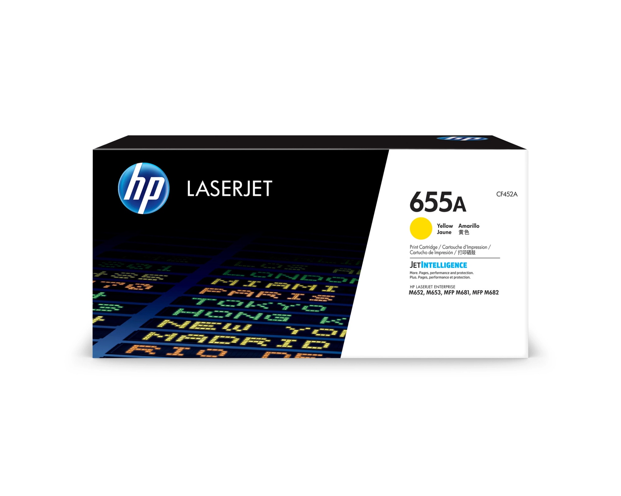 Cartucho de tóner Original LaserJet 655A amarillo