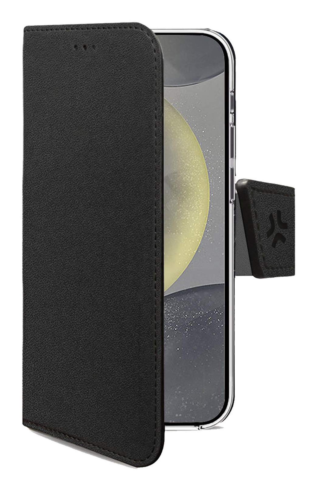 WALLY funda para teléfono móvil 15,8 cm (6.2") Funda cartera Negro