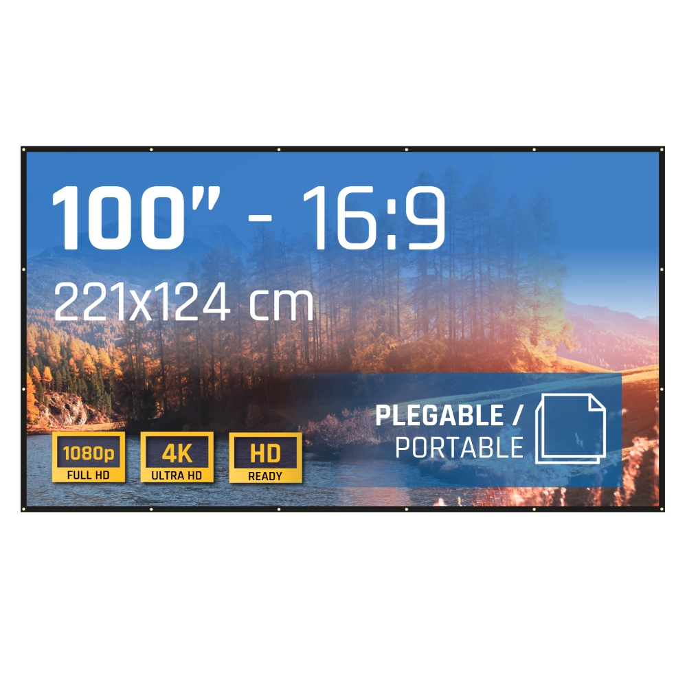 Pantalla plegable ECO-COST 100" 16:9