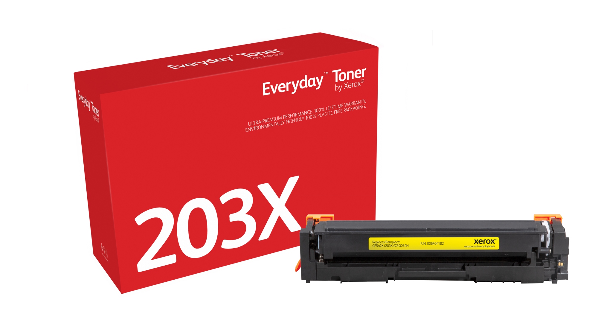 Everyday Toner Everyday Amarillo di Xerox compatibile con HP 203X (CF542X), Capacidad alta