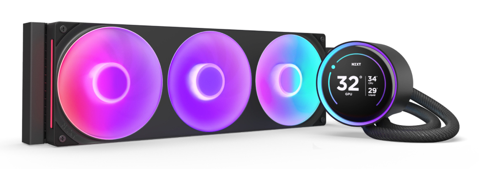 Kraken Elite 360 RGB Procesador Sistema de refrigeración líquida todo en uno 12 cm Negro 1 pieza(s)
