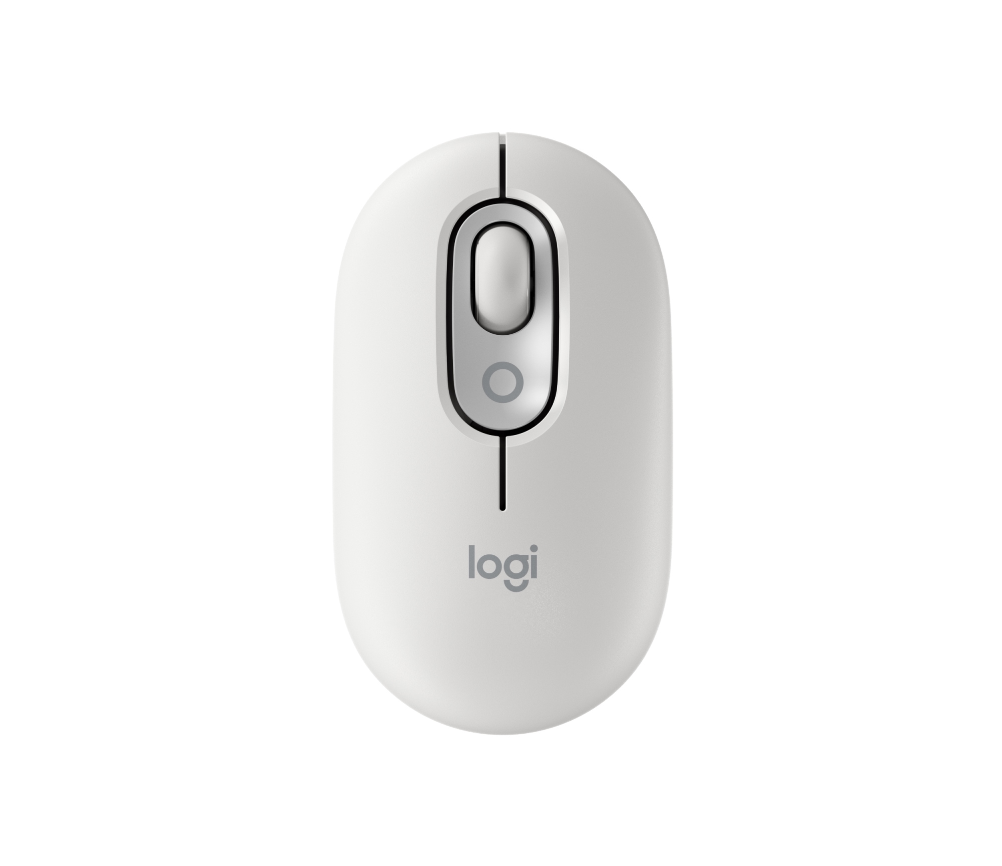 POP Mouse, ratón inalámbrico Bluetooth compacto y portátil con botones programables y clics discretos, tecnología Easy-Switch para alternar hasta 3 dispositivos, portátil, tablet, PC: Blanco
