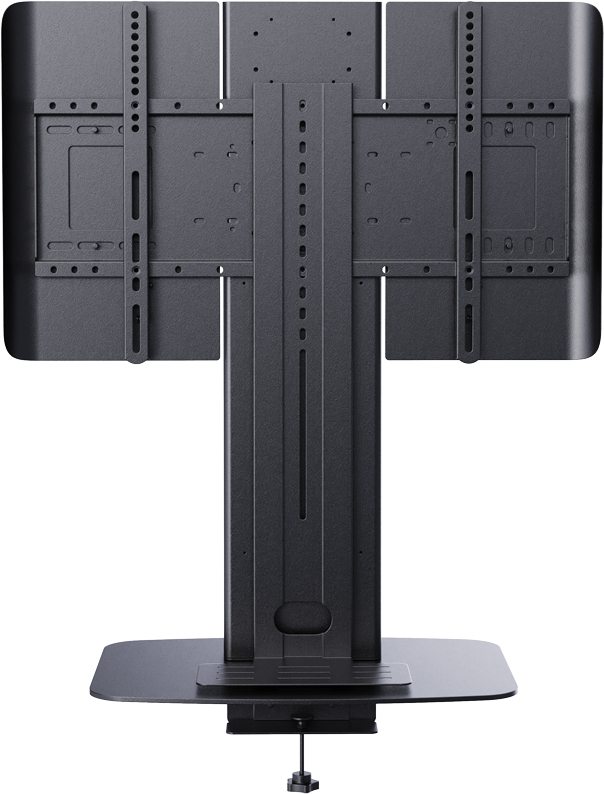 VFM-DSXP soporte para monitor 165,1 cm (65") Escritorio Negro