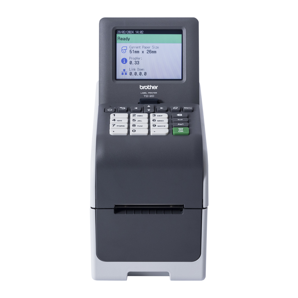 TD-2320DSA203 impresora de etiquetas Térmica directa 203 x 203 DPI 152 mm/s Alámbrico Ethernet