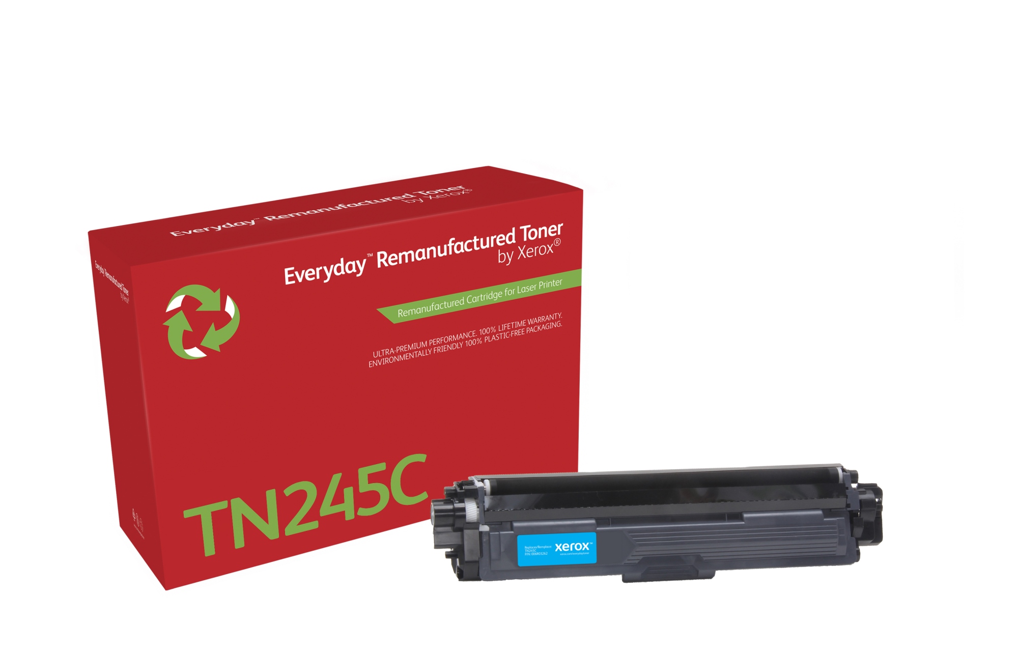Remanufacturado Everyday Tóner Everyday Cian remanufacturado de Xerox es compatible con Brother TN245C, Capacidad alta