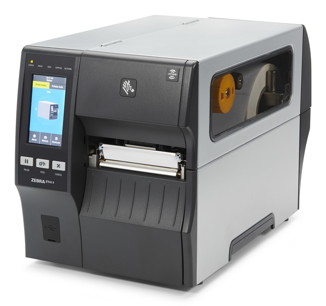 ZT411 203 x 203 DPI Inalámbrico y alámbrico Térmica directa / transferencia térmica Impresora de recibos