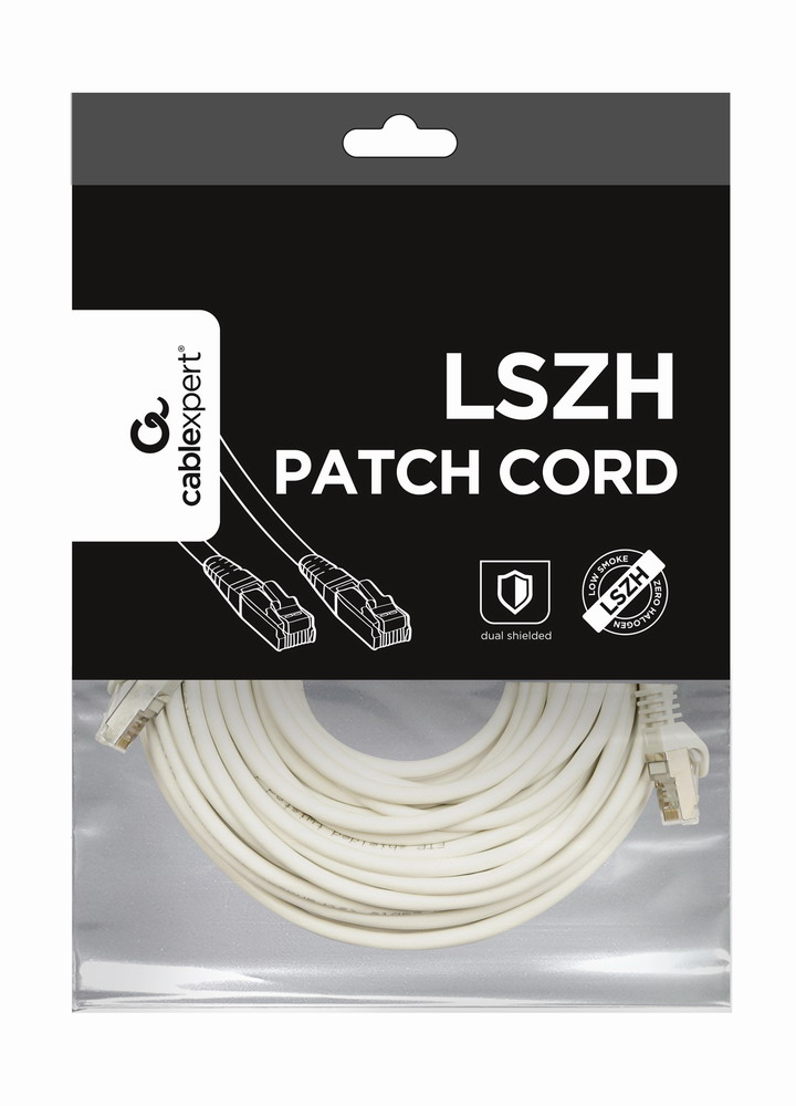 PP6A-LSZHCU-W-10M cable de red Blanco Cat6a S/FTP (S-STP)