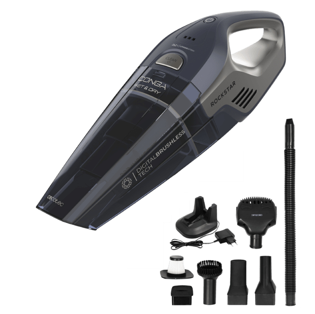 Conga Rockstar 25.2V Animal Hand aspiradora de mano Azul oscuro Sin bolsa