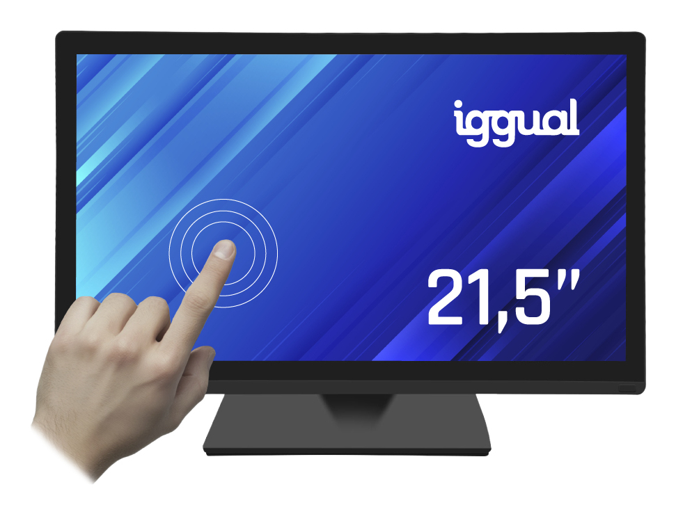 Monitor táctil capacitivo 21,5" 16:9 FHD
