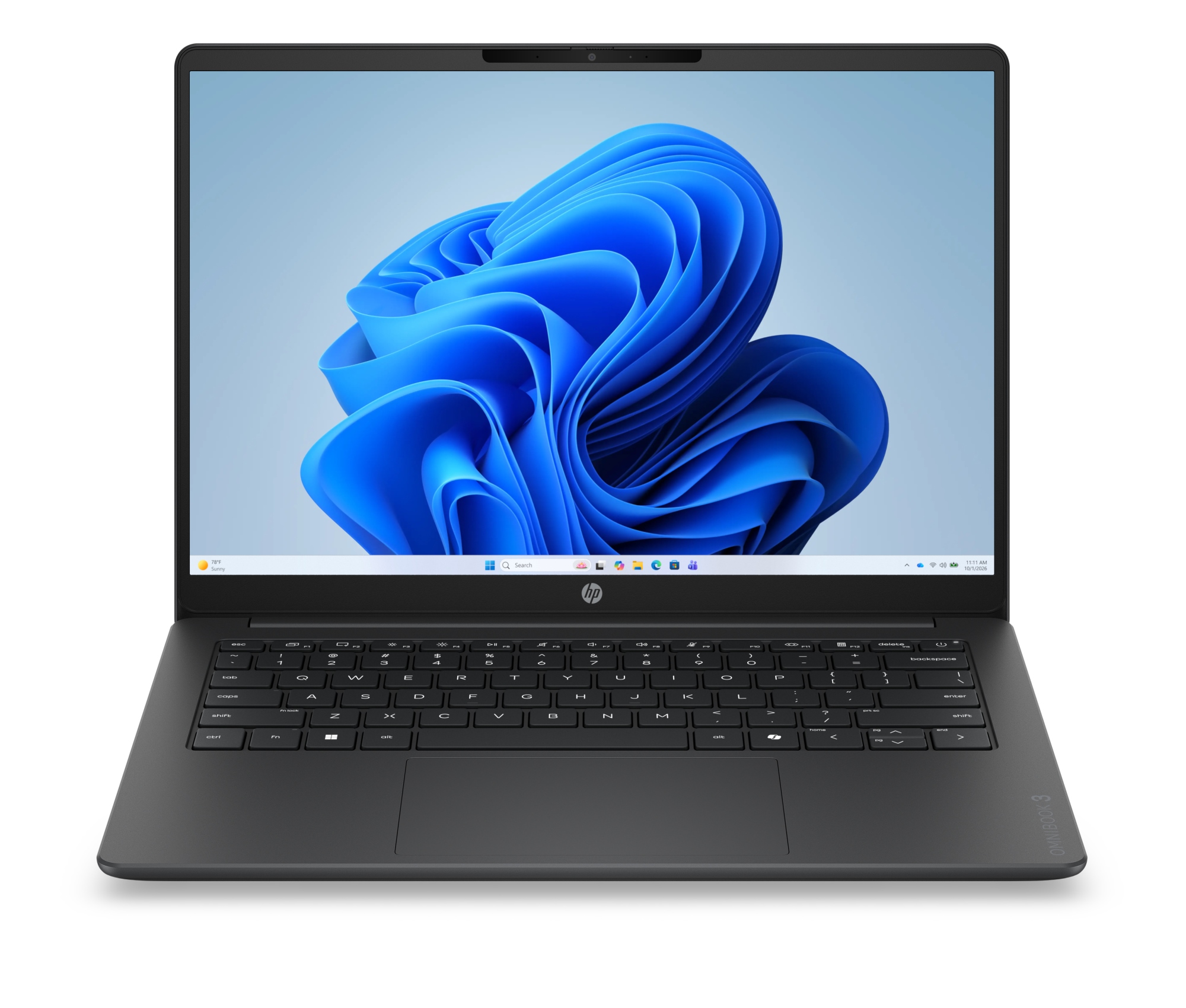 OmniBook 3 Laptop AI 14-ht0011nsx Intel Core Ultra 5 225U Portátil 35,6 cm (14") 2K 8 GB DDR5-SDRAM 512 GB SSD Wi-Fi 6 (802.11ax) Windows 11 Home AI PC Negro, Gris
