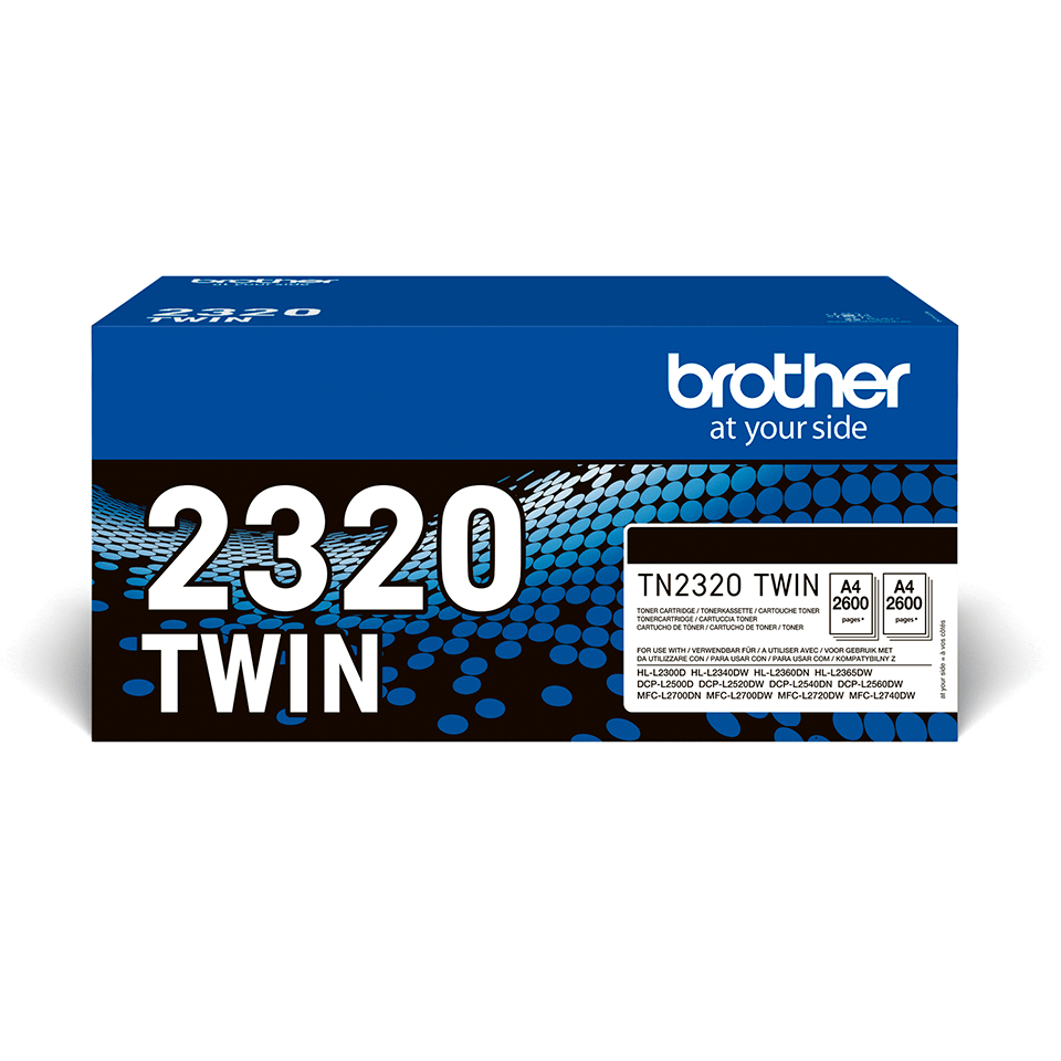 TN-2320TWIN cartucho de tóner 1 pieza(s) Original Negro