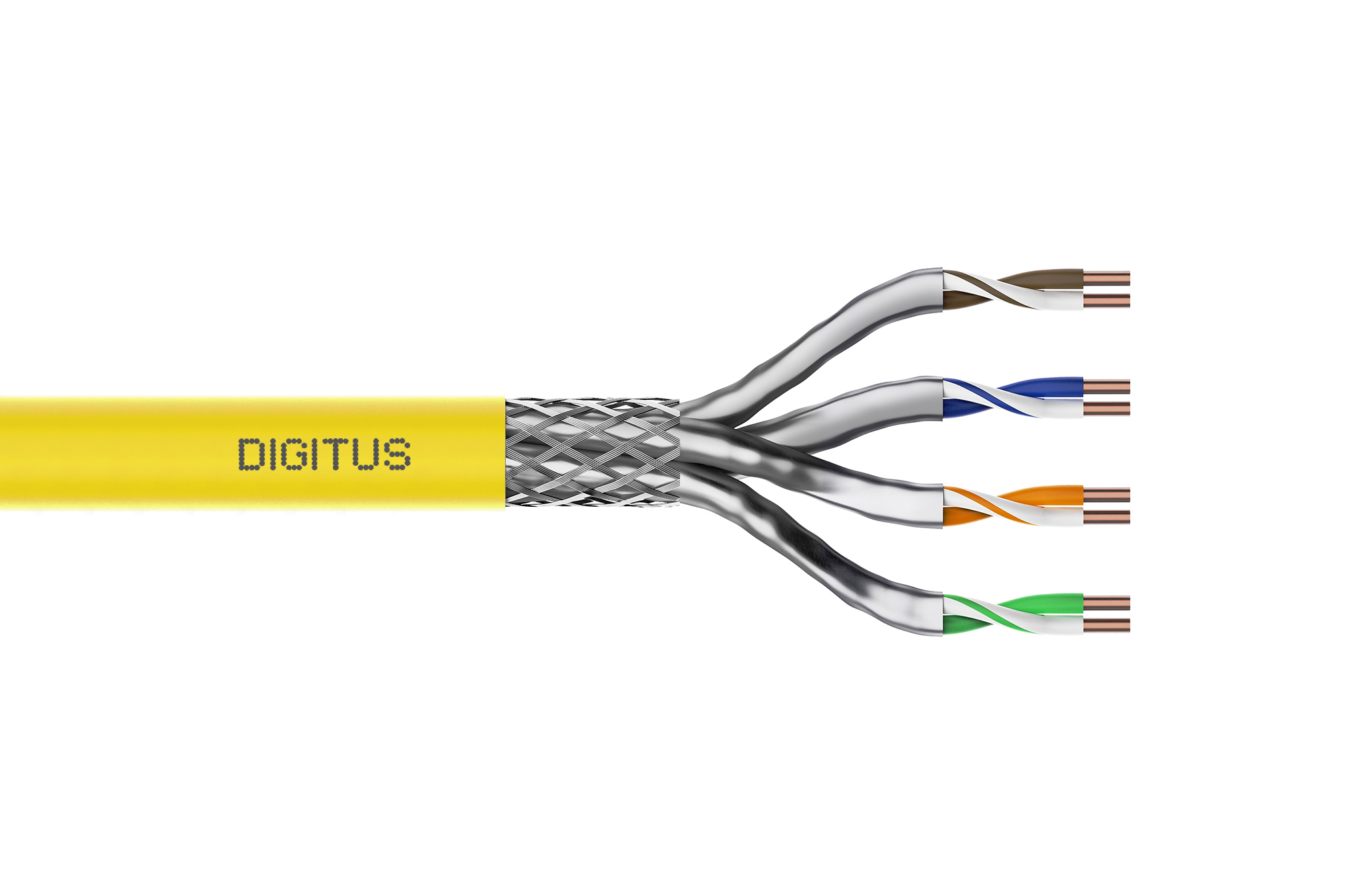 Cable de instalación CAT 7A S/FTP, 1000 m, simplex, Dca-s1a d1 a1, certificado GHMT PVP