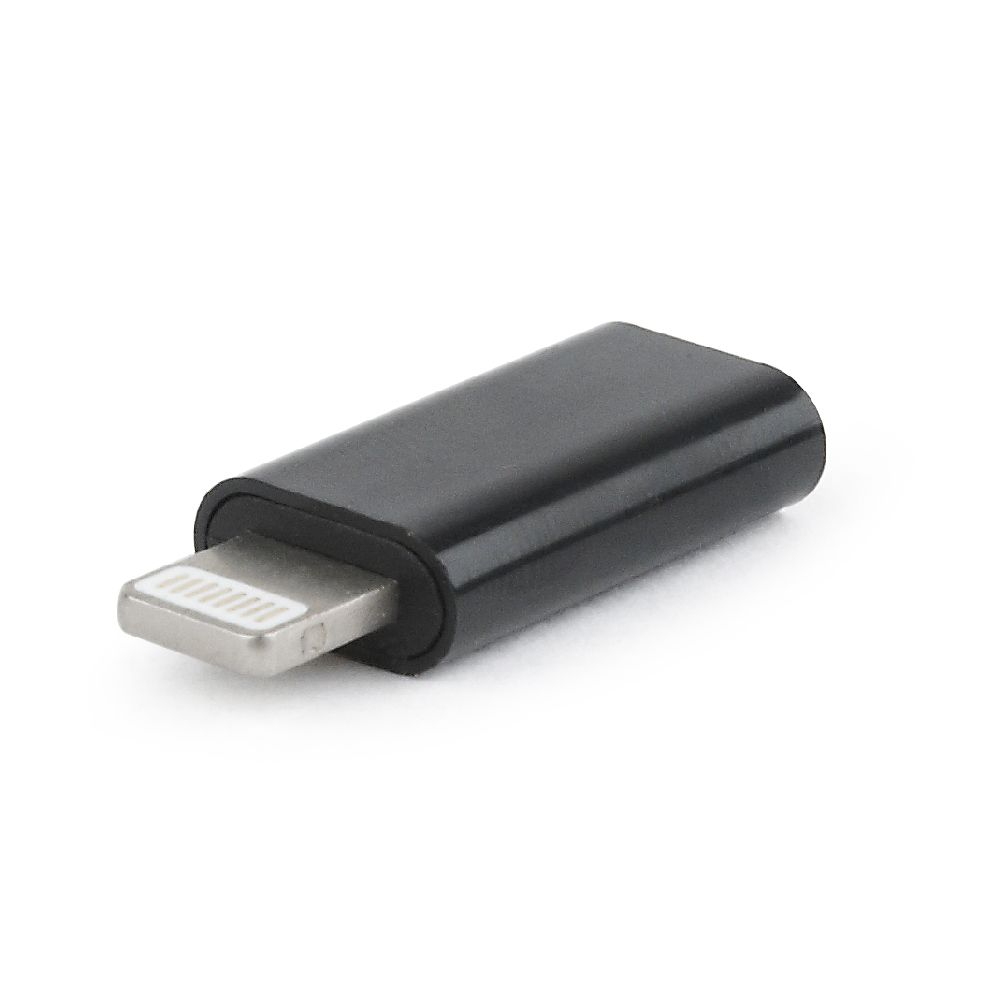 A-USB-CF8PM-01 cambiador de género para cable USB type-C 8 pines Negro