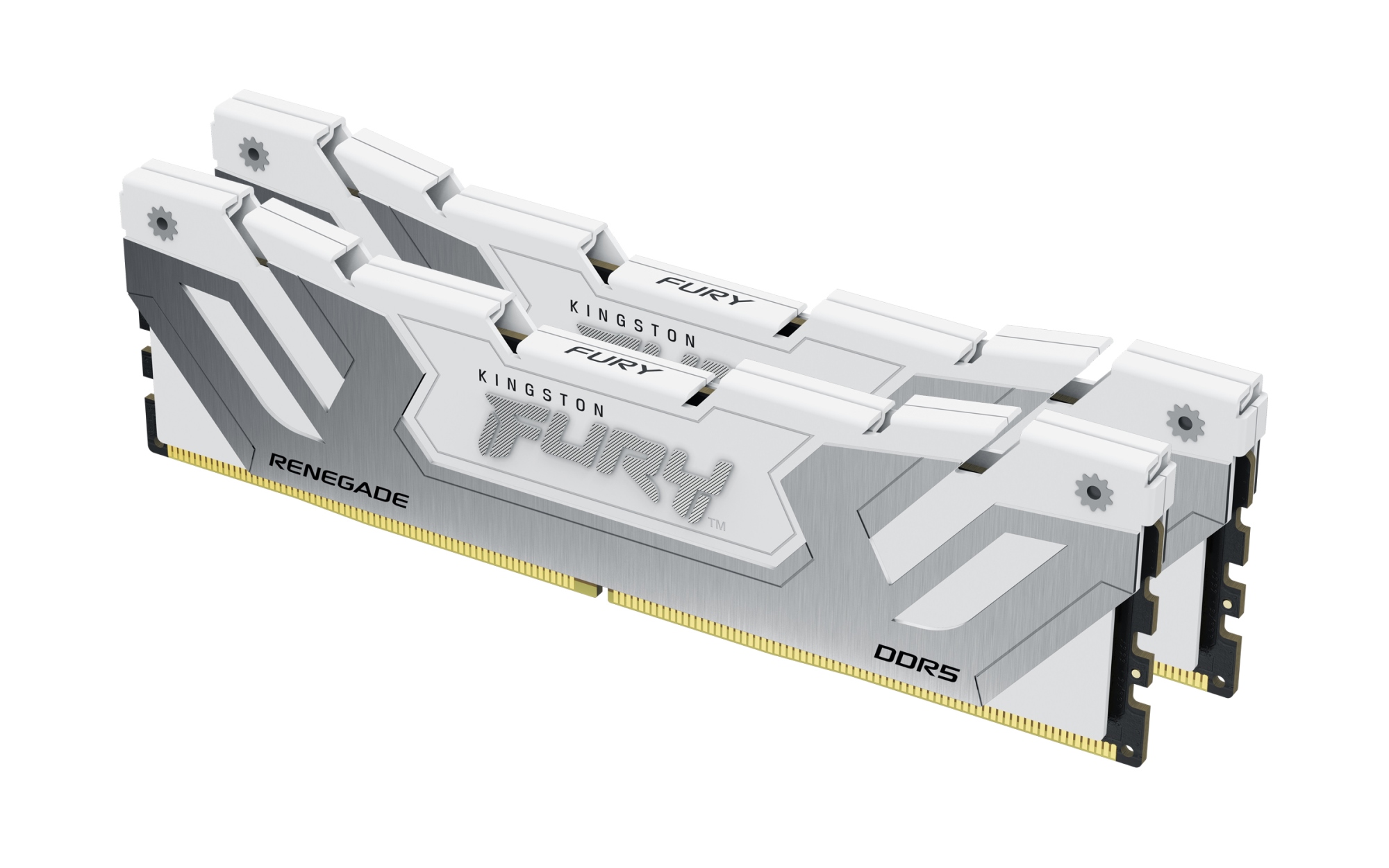 FURY 48GB 8400MT/s DDR5 CL40 CUDIMM (Kit of 2) Renegade White XMP