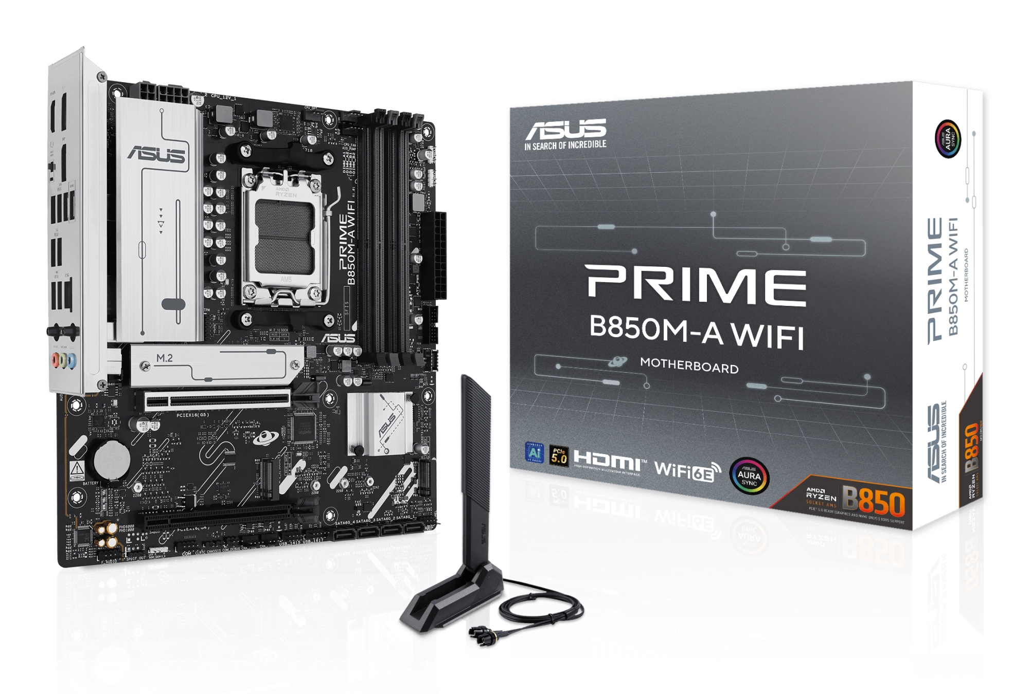 PRIME B850M-A WIFI AMD B850 Zócalo AM5 micro ATX