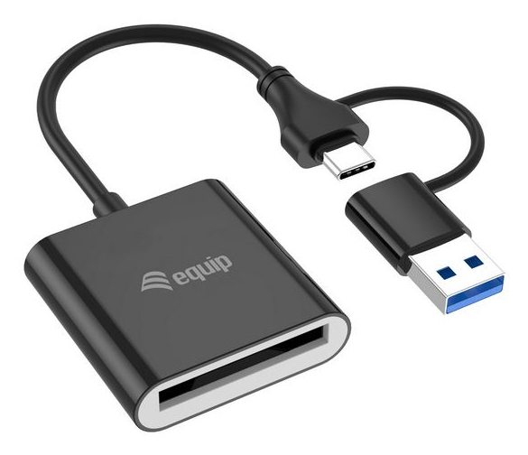 245461 lector de tarjeta USB 3.2 Gen 2 (3.1 Gen 2) Type-C Negro