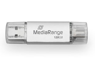MR938-1 unidad flash USB 128 GB USB Type-A / USB Type-C 3.2 Gen 1 (3.1 Gen 1) Plata
