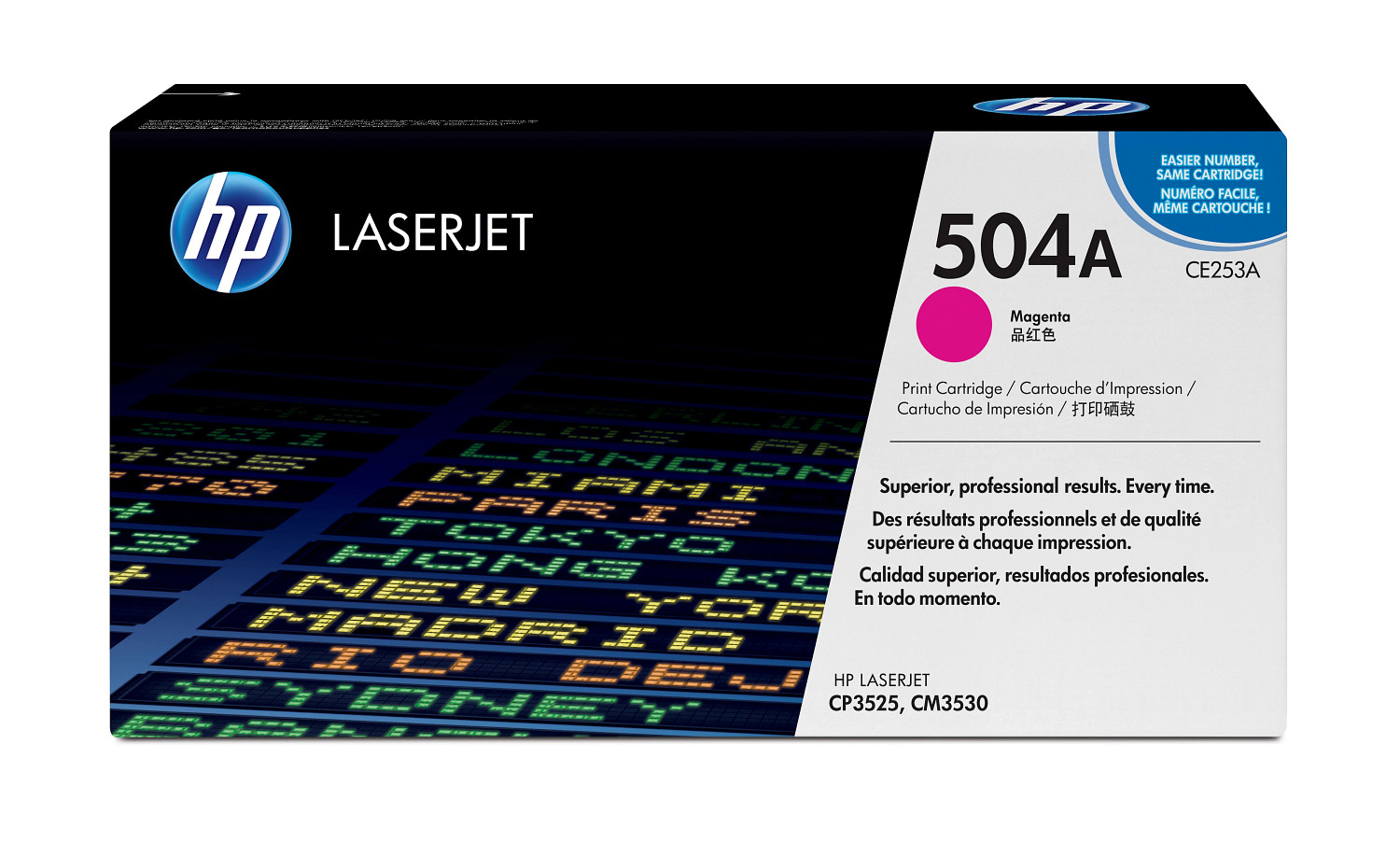 Cartucho de tóner original LaserJet 504A magenta