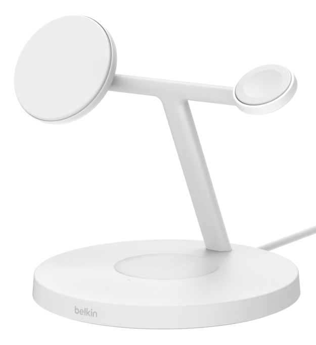 BoostCharge Pro Auriculares, Smartphone, Reloj inteligente Blanco USB Cargador inalámbrico Carga rápida Interior