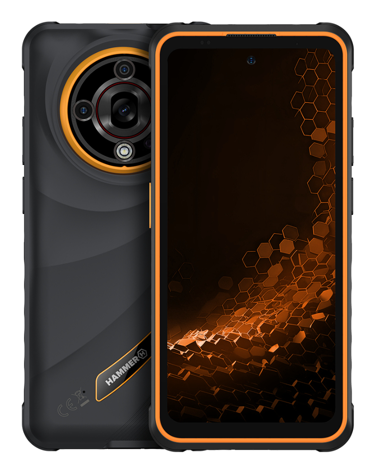 IRON 6 5G 8/256 GB orange 16,7 cm (6.56") SIM doble Android 15 USB Tipo C 8 GB 6050 mAh Negro, Naranja