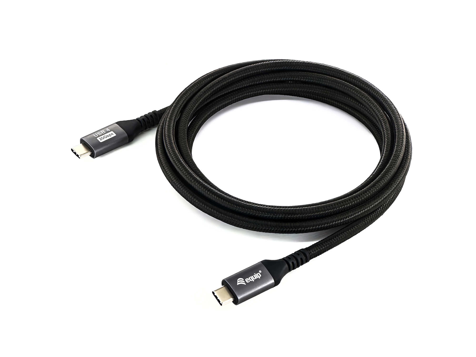 128382 Cable USB4 Gen 2x2 C a C, M/M, 2,0 m, PD 100 W, 4K/60 Hz, 20 Gbps, negro