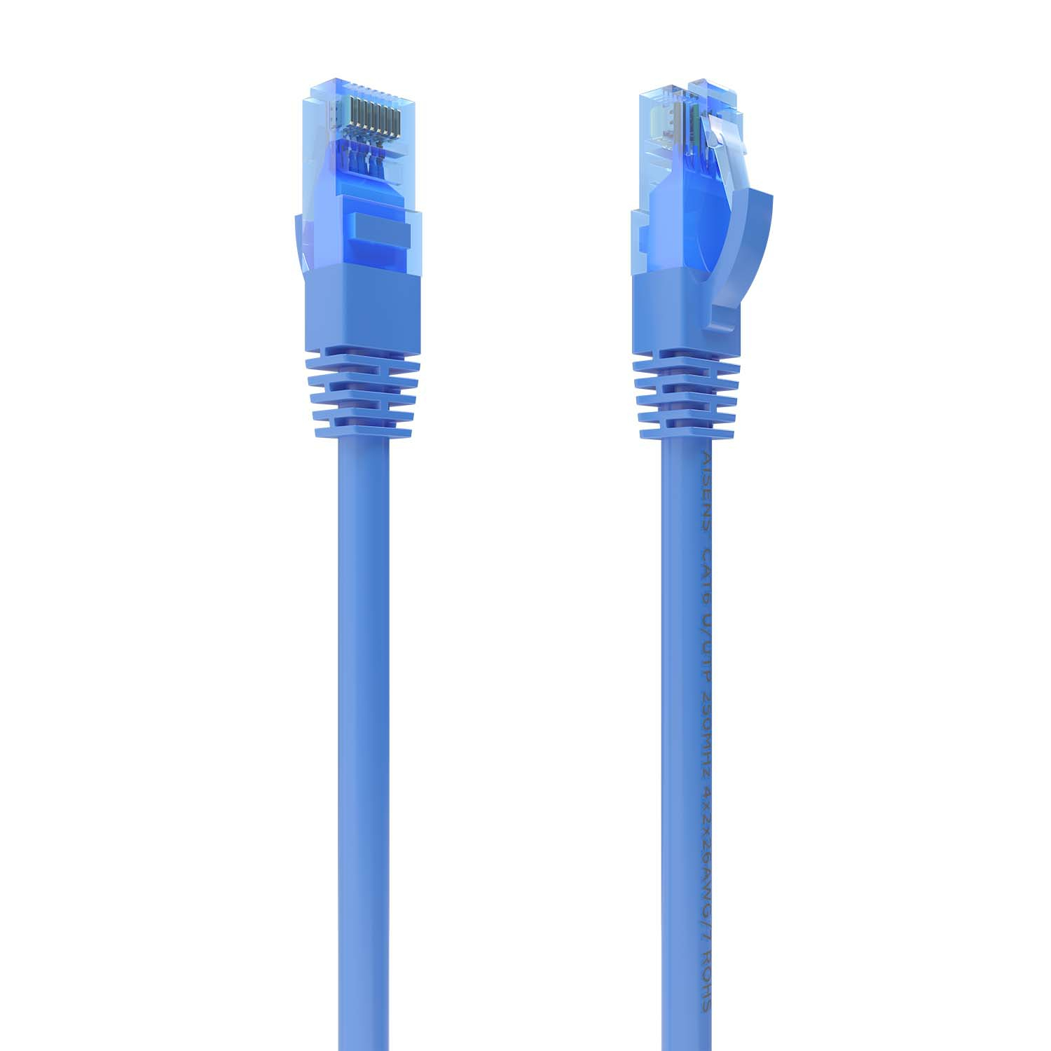 Cable De Red Latiguillo RJ45 Cat.6 UTP AWG26 CCA, Azul, 2.0 m