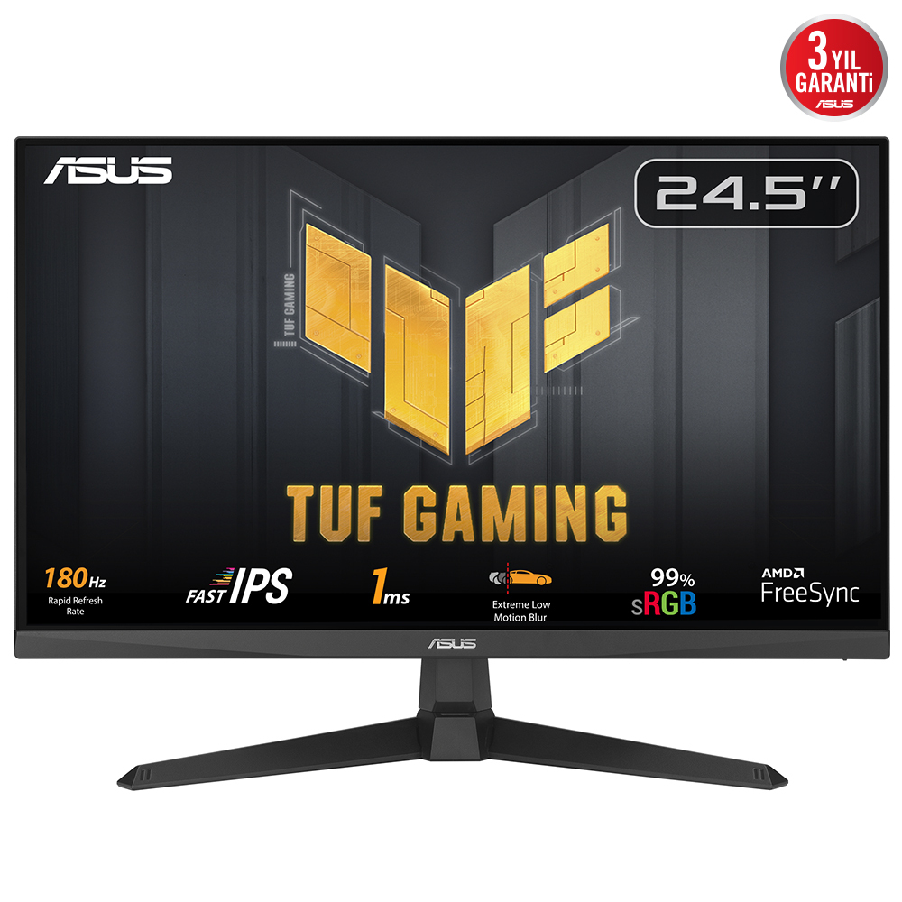 TUF Gaming VG259Q3A pantalla para PC 62,2 cm (24.5") 1920 x 1080 Pixeles Full HD LED Negro