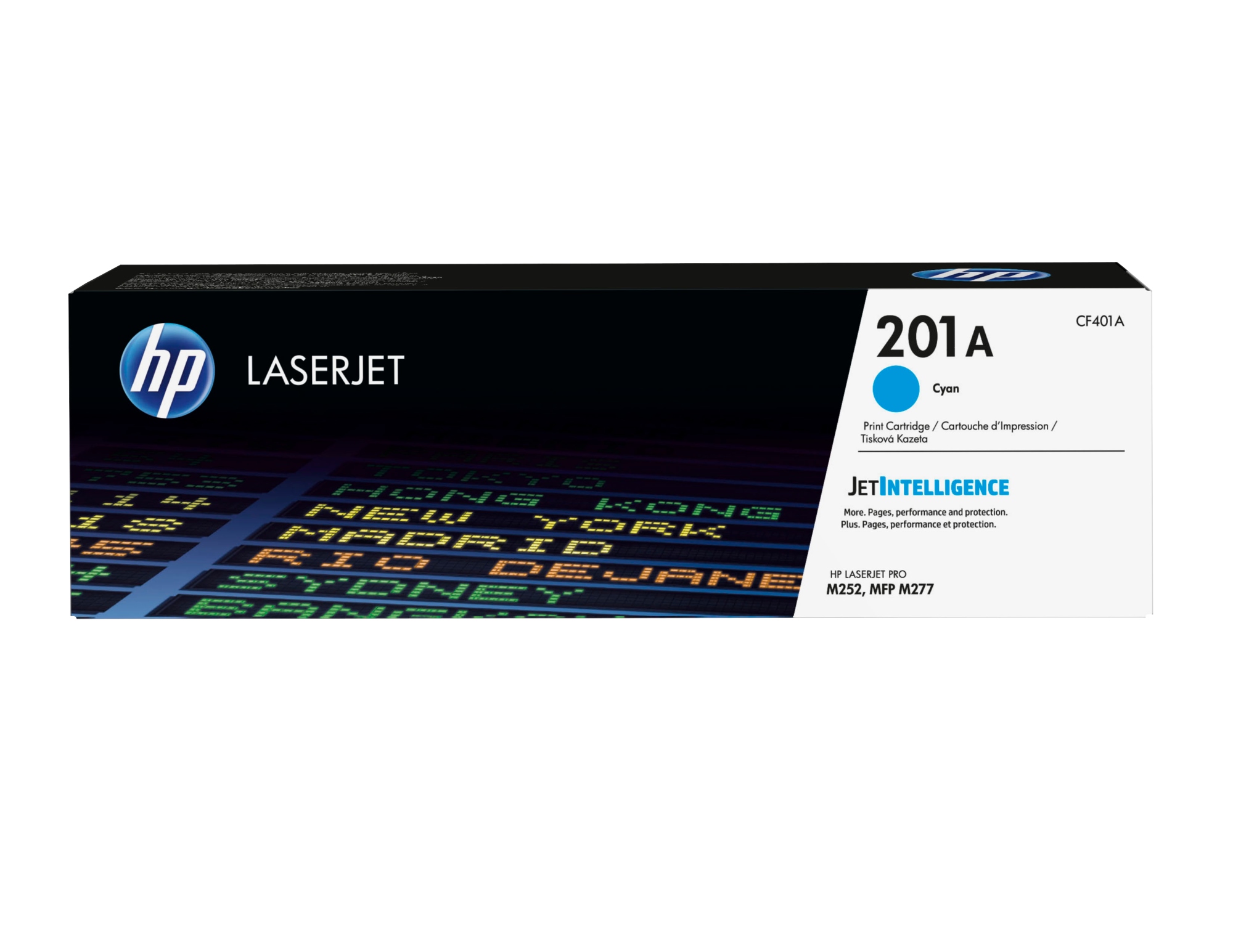 Cartucho de tóner original LaserJet 201A cian