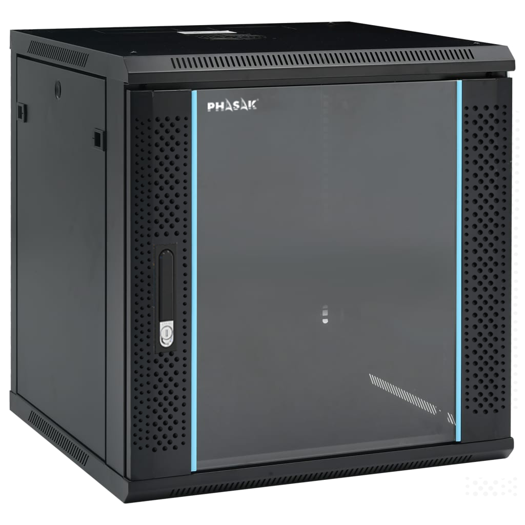 Rack mural 19" Pro 12U 600x600 Montado - PHO 3112