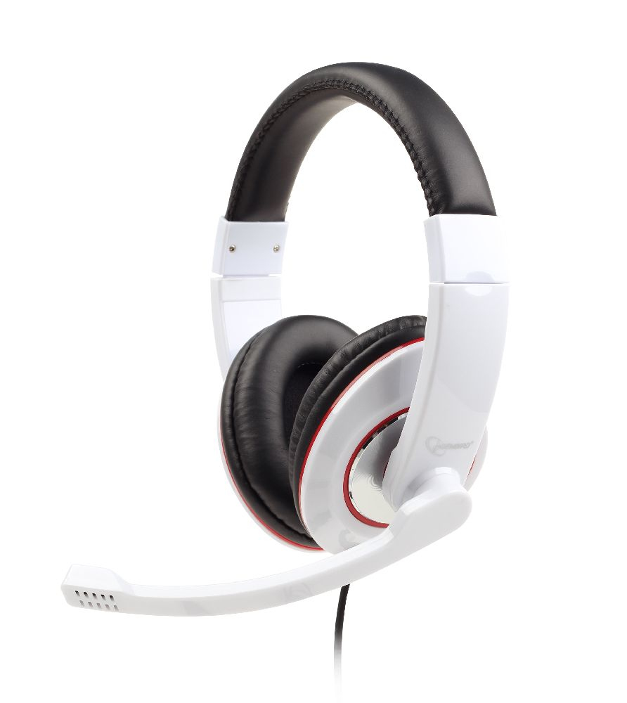 MHS-001-GW auricular y casco Auriculares Alámbrico Diadema Llamadas/Música Blanco