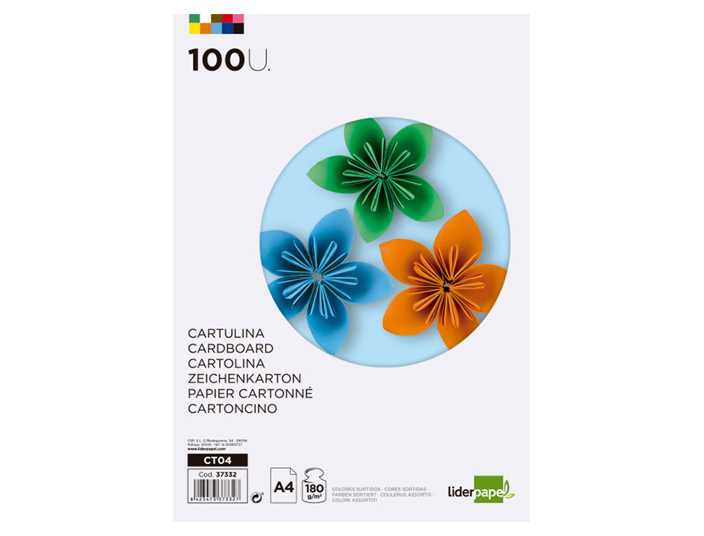 CT04 papel decorativo Arte de papel 100 hojas