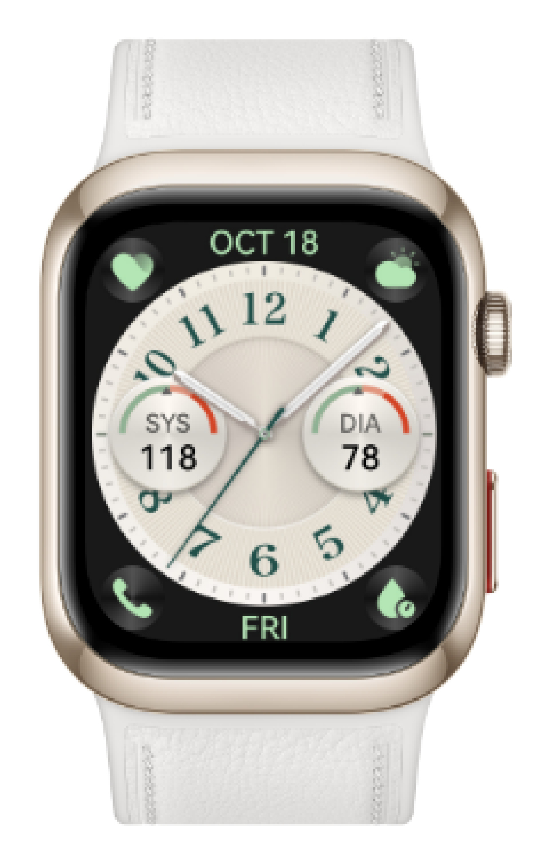 Watch D2 4,62 cm (1.82") AMOLED 48 mm Digital 480 x 408 Pixeles Pantalla táctil Oro