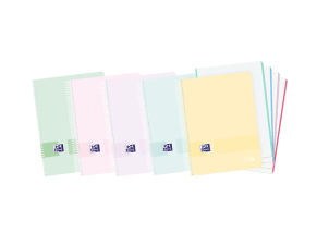 400174037 cuaderno y block A6/A6+ 120 hojas Azul, Color menta, Rosa, Púrpura, Amarillo